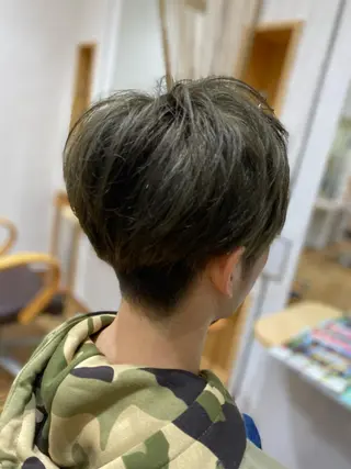 ショート カラー メンズ 堀 大輔のヘアスタイル