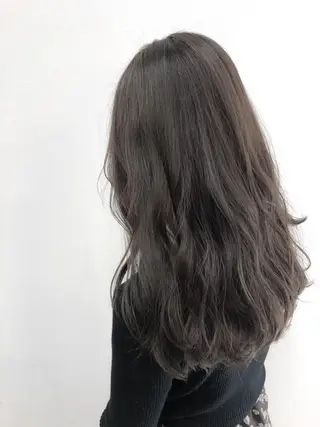 セミロング カラー パーマ ヘアアレンジ ブリーチカラー🔥 パーマ【佐々木凌平】のヘアスタイル