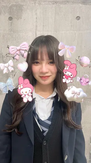 ロング ハイトーン/ゆるふわ 🧚𖥔ׁTOMO♡のヘアスタイル