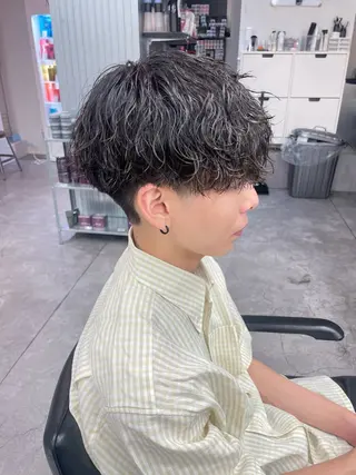 パーマ メンズ 町田エリアＮｏ．１/ パーマ特化/太田京希のヘアスタイル