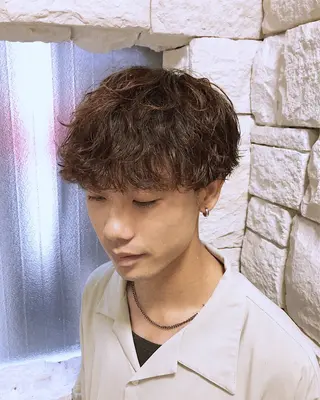 パーマ ヘアアレンジ メンズ メンズ特化✂️栗原 侑也のヘアスタイル