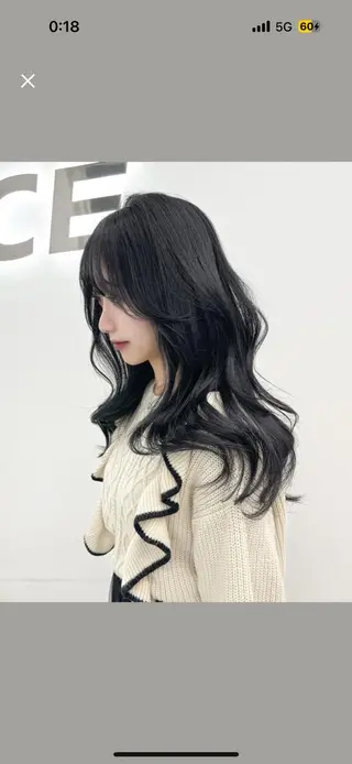 ロング カラー ヘアアレンジ 大人っぽ中韓レディ ヘア🤍MAOのヘアスタイル