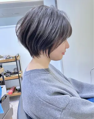 ショート 大人ショート特化/ カットモデル/表参道のヘアスタイル