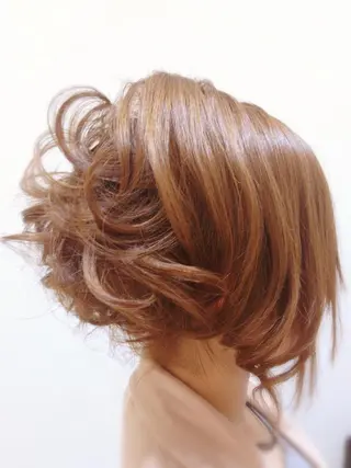 ミディアム ヘアアレンジ 🌈２０年目突入🎉 山口のヘアスタイル