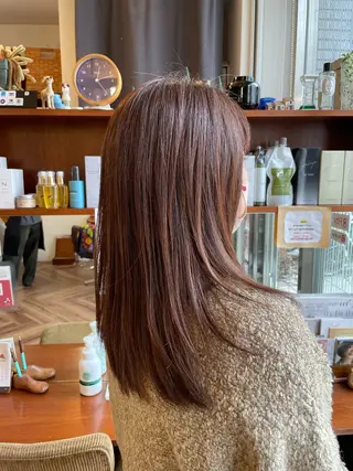 ロング 望月 千絵のヘアスタイル