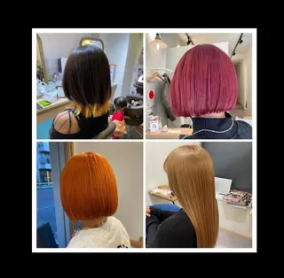 ミディアム カラー 🍀ヘアケア特化 ナカザワのヘアスタイル