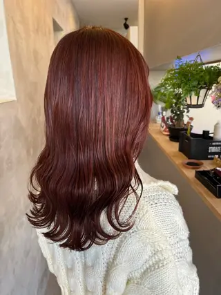ロング カラー Yuka /ツヤカラー✨のヘアスタイル