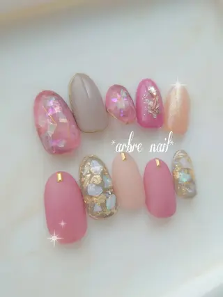 ネイル ＊arbre nail＊.アーブルネイル所属・✯.。 arbre  nail 。✯.のネイルデザイン