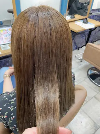 ロング カラー 🍒透明感カラー/ 艶カラー/さくら🍒のヘアスタイル