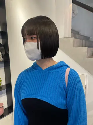 ショート 🎀ボブ＋ハイトーン シュカ👶🏻のヘアスタイル