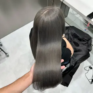 セミロング カラー ✨髪質改善艶カラー✨ リュウトのヘアスタイル
