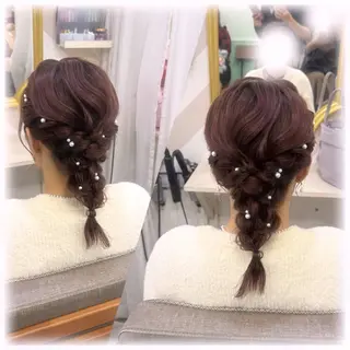 ヘアアレンジ ヘアセット 🤍AIRA🤍のヘアスタイル