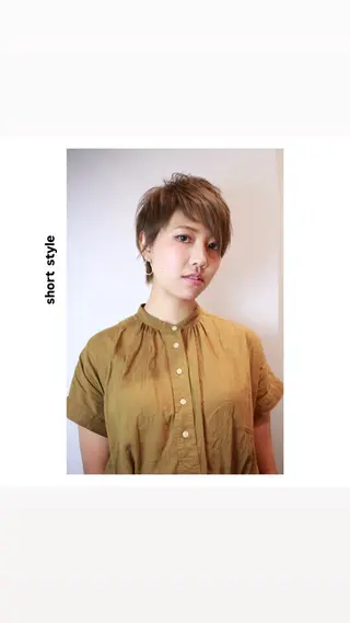 ショート カラー hiro【沿線で叶う 似合わせhair】のヘアスタイル