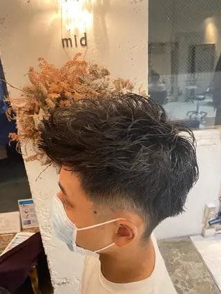 ショート メンズ バレイヤージュ職人 🔥代表YU-SHIのヘアスタイル