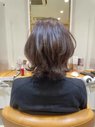 ミディアム カラー さらツヤcolor 🌈 IORI🌞のヘアスタイル