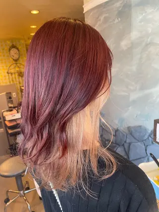 ロング hair make echo滿木あい花のヘアスタイル
