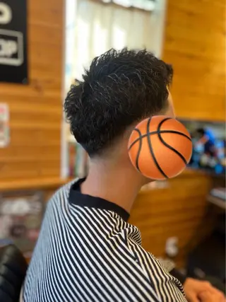 パーマ HOOPbarber shop💈のヘアスタイル