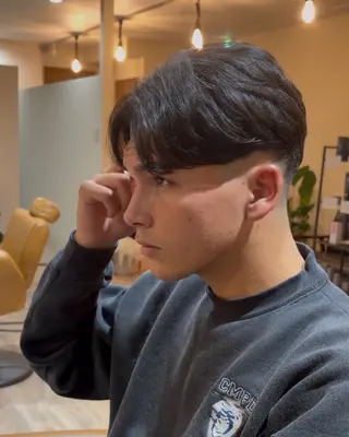 ショート パーマ メンズ 黒原 将貴のヘアスタイル