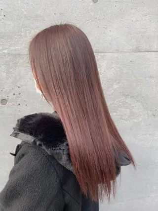 セミロング カラー 【透明感、艶髪】西村 有司のヘアスタイル