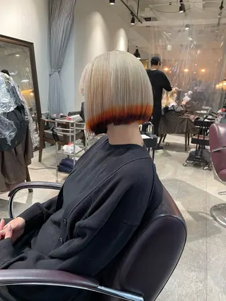 ショート カラー 💜ハイトーン💛 マジカルかいちゃんのヘアスタイル