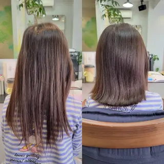 ミディアム キッズ 野村 果音(カノン)のヘアスタイル