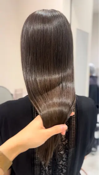 ロング カラー 韓国レイヤー✨ yasuko銀座のヘアスタイル