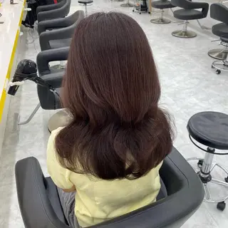 ミディアム カラー パーマ ヘアアレンジ メンズ キッズ 💖横浜ブリーチなし 💖MIHOのヘアスタイル