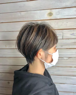 ショート カラー ✨大人美人ショート✨ 店長　藤井一輝のヘアスタイル