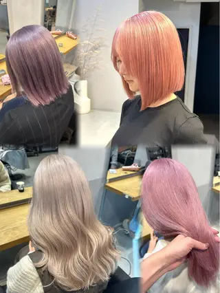 ミディアム カラー 🌟ハイライト/ハイ トーン🌟MIKIのヘアスタイル