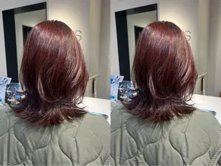 ミディアム 宮城 星のヘアスタイル