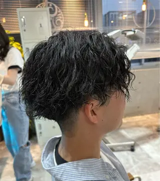 パーマ メンズ 💎メンズカット /フェザー/細野💎のヘアスタイル