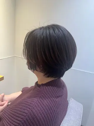 ショート マンツーマン 縮毛矯正/マユコのヘアスタイル