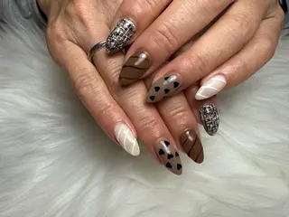 セミロング shandy nailのネイルデザイン