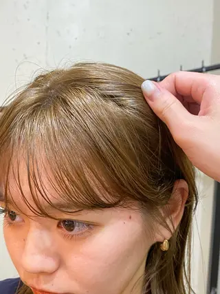 カラー 竹内 柚子のヘアスタイル