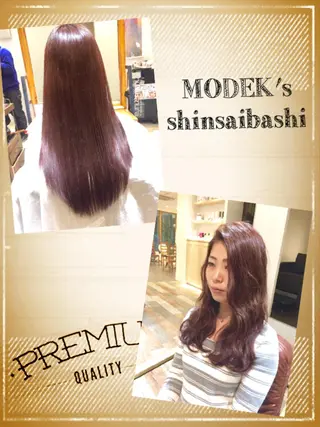 ロング カラー ハイトーン×髪質改善 KENTAのヘアスタイル