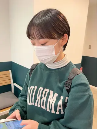 ショート 大川 麻尋のヘアスタイル