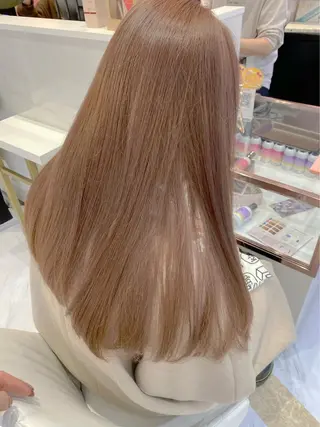 ロング Su-chi-🧴 /ミルクティーカラーのヘアスタイル