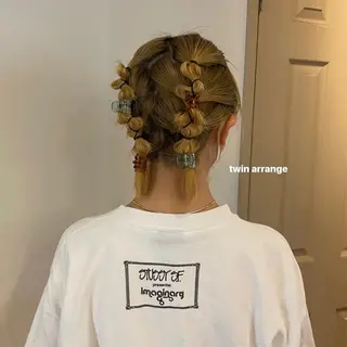 ミディアム ヘアアレンジ 暖色カラー/レイヤー 🌙 オノユリカのヘアスタイル