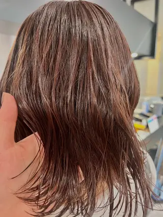 ミディアム ブリーチなし ダブルカラー/ゆなのヘアスタイル