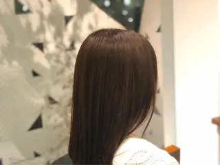 セミロング カラー ヘアアレンジ 髪質改善✨️透明感カ ラー✧*。山下さいみのヘアスタイル