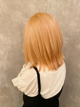 ミディアム カラー 入江 允のヘアスタイル