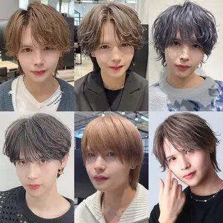 ショート カラー メンズ メンズカットカラー 心斎橋/松平和樹のヘアスタイル