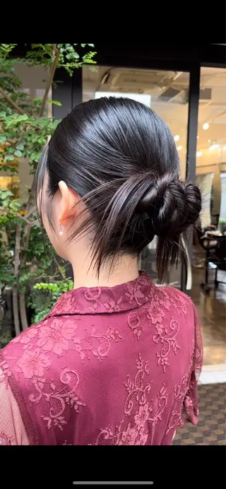 ミディアム 早稲田 千尋のヘアスタイル