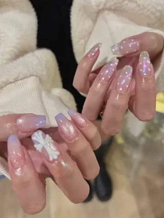 ネイル 韓国ワンホンネイル 🐈‍⬛natsuのネイルデザイン