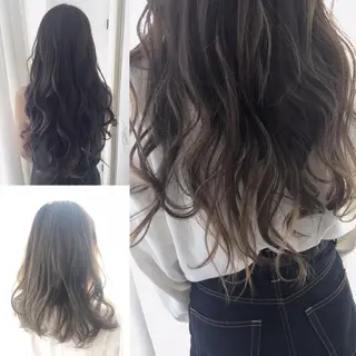 ロング カラー fio マナミのヘアスタイル