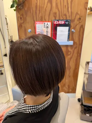ショート カラー 髪質改善/縮毛矯正 艶髪🔥高杉のヘアスタイル