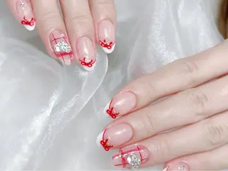 ネイル MoMoA Nail ネイル長さ出し専門店のネイルデザイン
