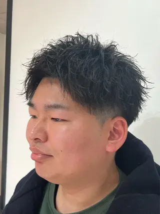 ショート メンズ 【店長】メンズ職人 短髪　ハイトーン🔥のヘアスタイル