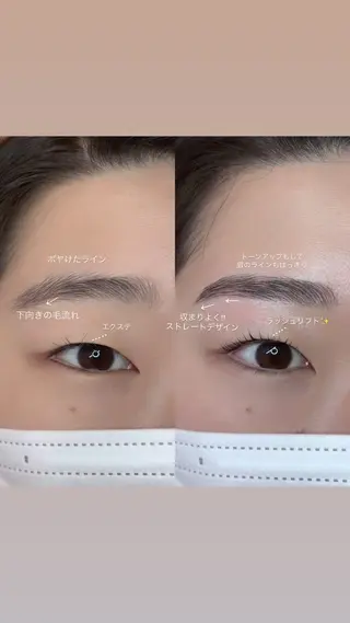 アイブロウ SALON VILLAGEのマツエク・マツパデザイン