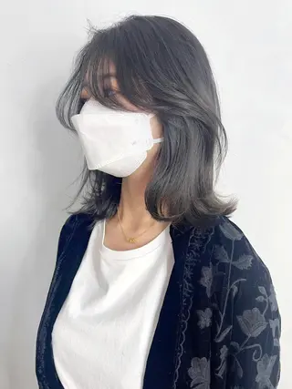 ミディアム カラー ITbyALBUM 藤沢店のヘアスタイル